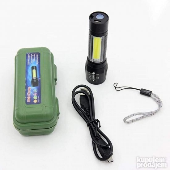 Mini LED baterijska lampa 200m - Slika 5