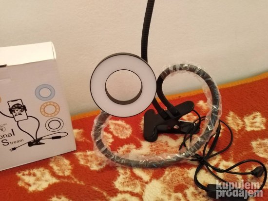 Mini Ring light led svetlo za selfi Stipaljka novo