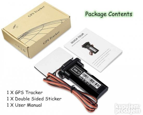 Mini Waterproof Battery GSM motorcycle vehicle tracking devi - Slika 3