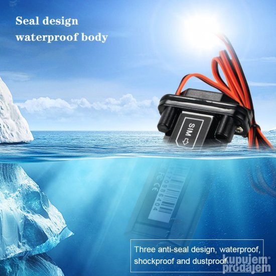 Mini Waterproof Battery GSM motorcycle vehicle tracking devi - Slika 6