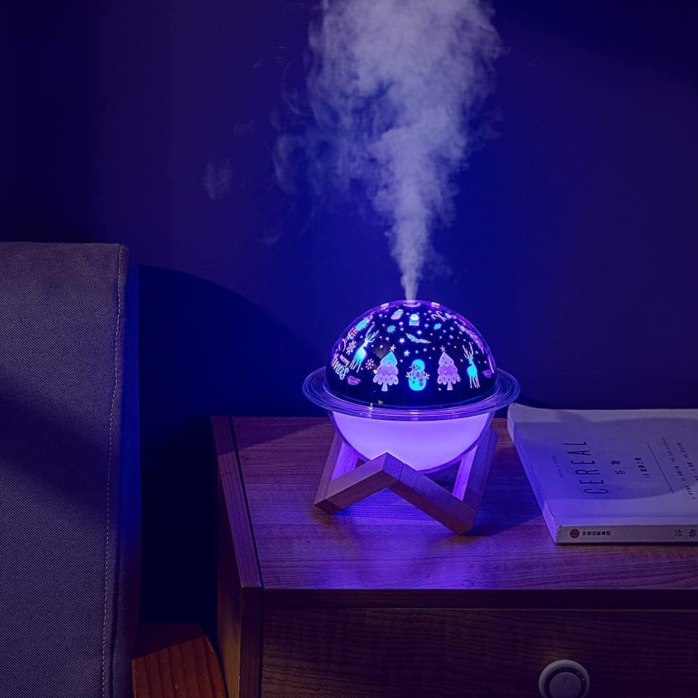 Mini ovlazivac sa LED osvetljenjem Meseceva lampa