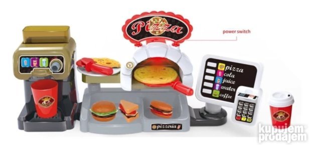 Mini pizza prodavnica sa efektom vode