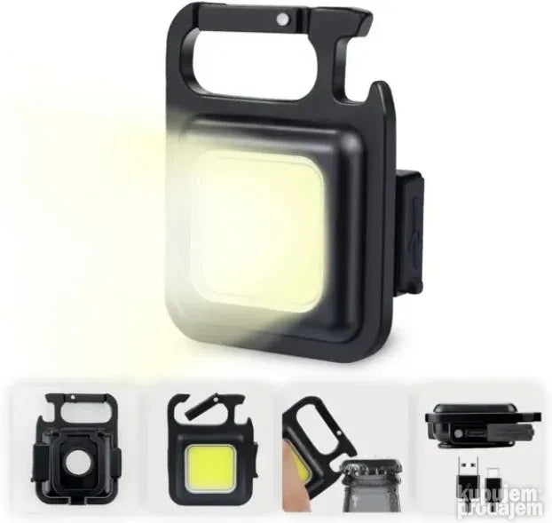 Mini punjiva COB lampa privezak