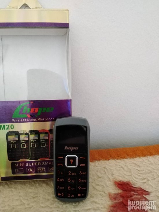 Mini telefon Hope M20 novo