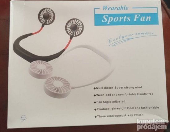 Mini ventilator oko vrata Ventilator za vrat - Slika 3