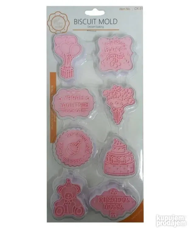 Modle za biskvit set 8533