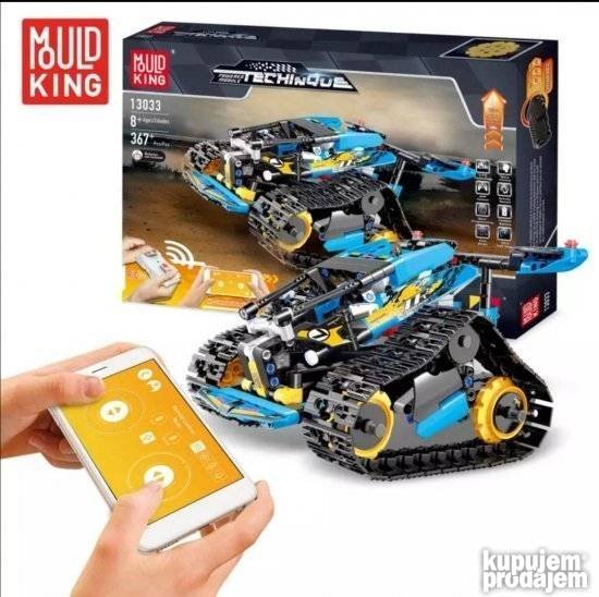 Mould King dzip na kontrolisanje putem telefonaRc