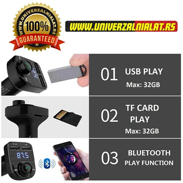 Mp3 Transmiter X8 bluetooth