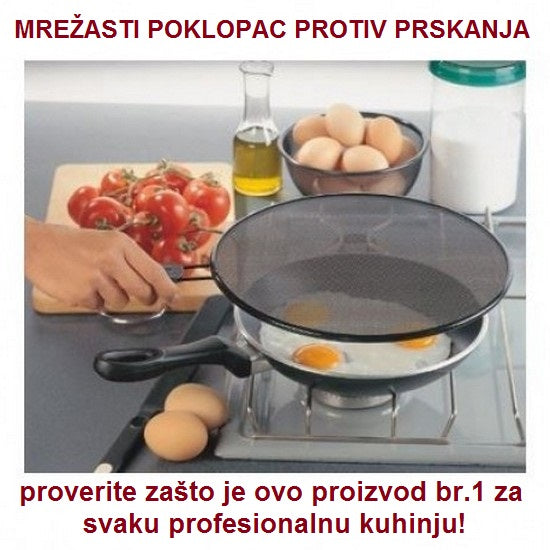 Mrezasti poklopac protiv prskanja - Slika 4