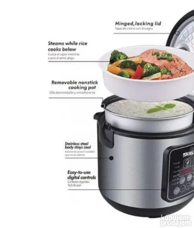 Multicooker za pirinac meso povrce RIS V - Slika 3