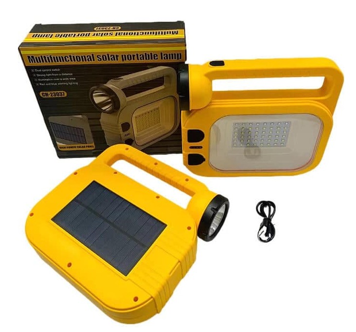 Multifunkcionalna solarna lampa Model CH 23037 Siva