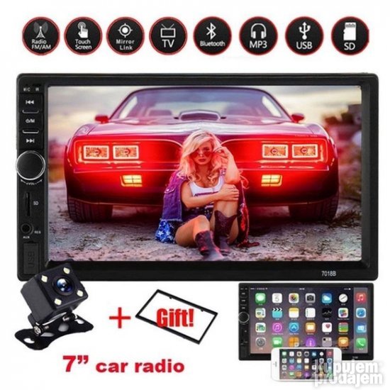 Multimedia auto radio Sistem 7018b TFT dis 7 inci multimedia - Slika 10