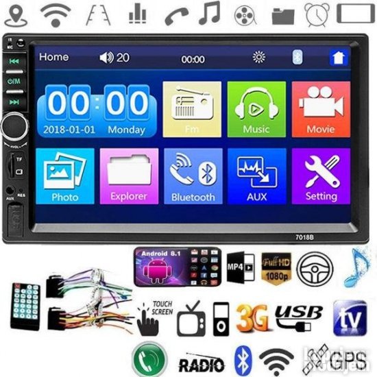 Multimedia auto radio Sistem 7018b TFT dis 7 inci multimedia - Slika 7