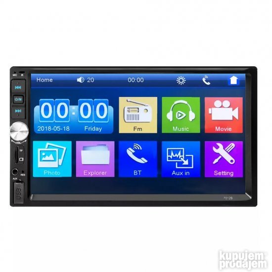 Multimedija Radio MP5 7012B Bluetooth 7 SA KAMEROM - Slika 3