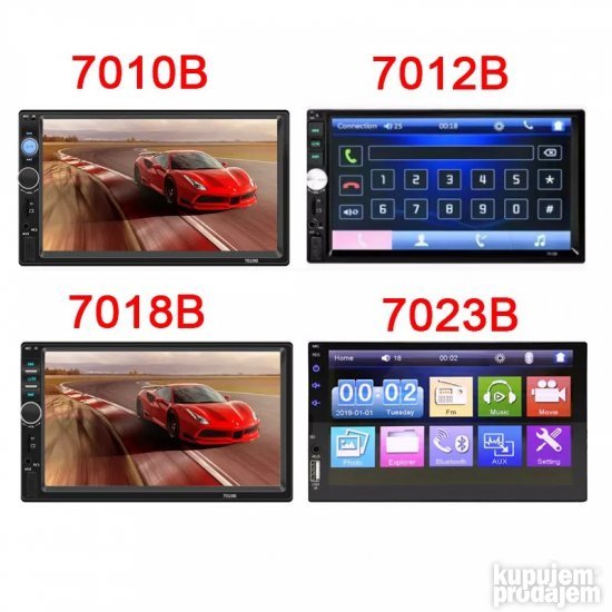 Multimedija Radio MP5 7012B Bluetooth 7 SA KAMEROM - Slika 5