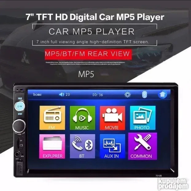 Multimedija za auto 7010B