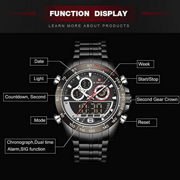 Muski sat Naviforce NF9188 BB