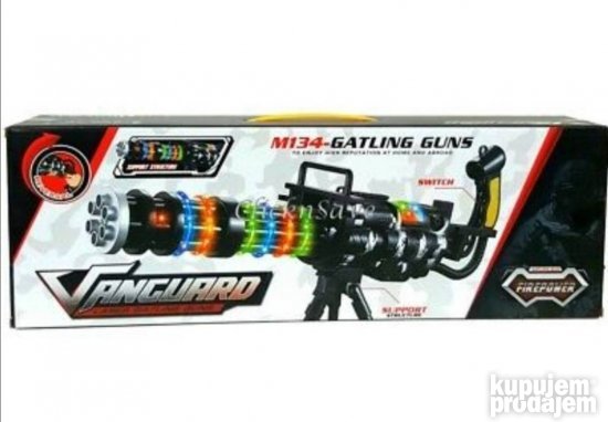 Muzicka igracka mitraljez M134