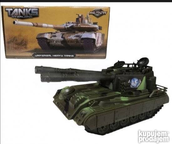 Muzicka igracka tenk Military na baterije