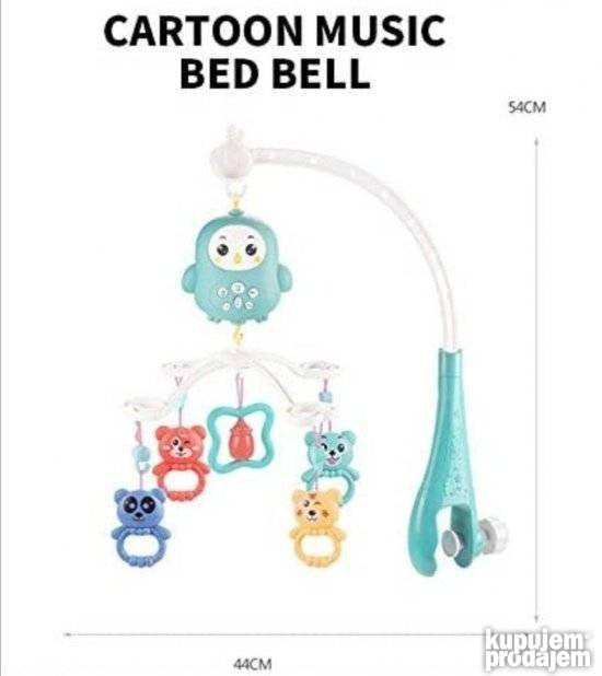 Muzicka vrteska PLAVA happy bed ball