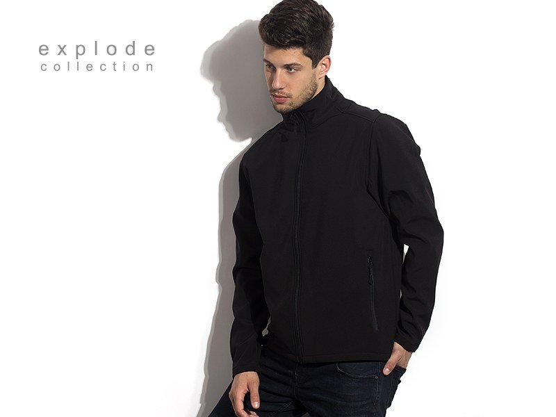 NERO softshell jakna crna