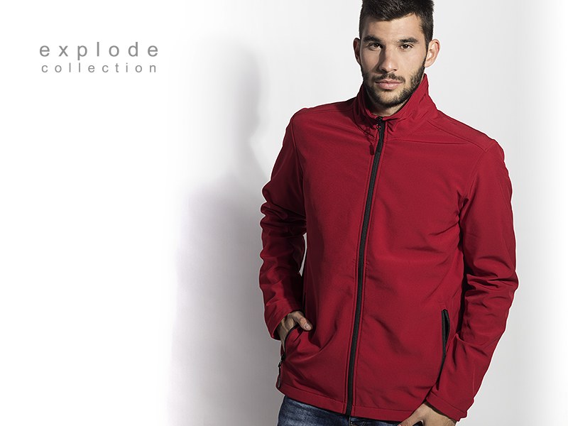 NERO softshell jakna crvena