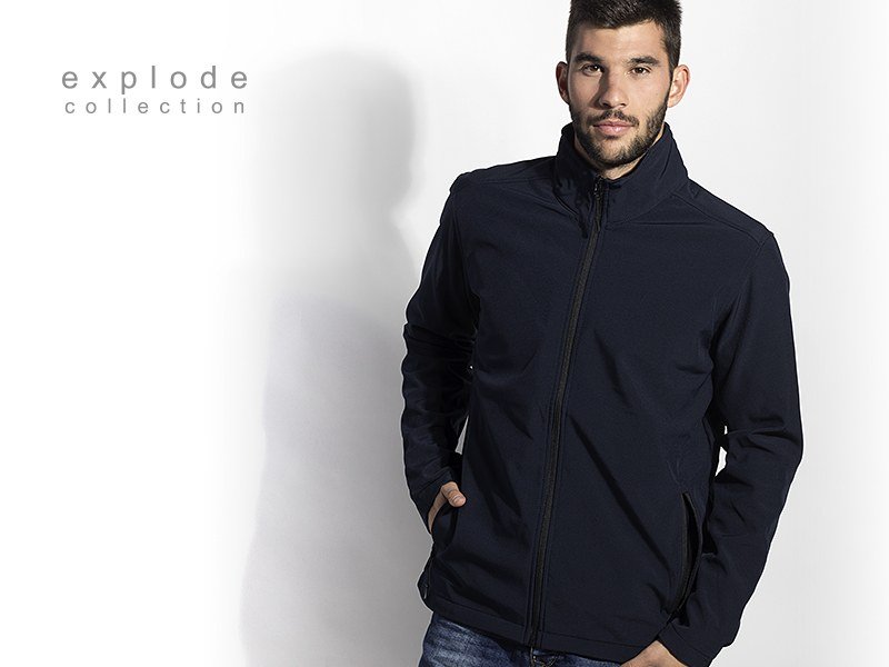 NERO softshell jakna plava