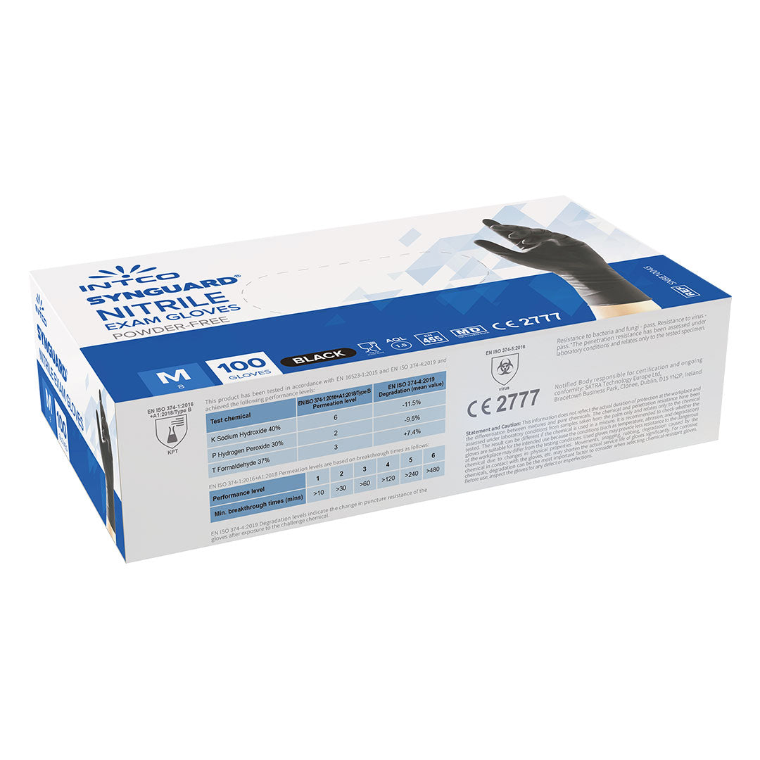 NITRILE GLOVES nitrilne jednokratne rukavice crne