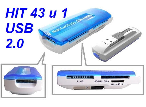 NOVO USB citac kartica 43 u 1