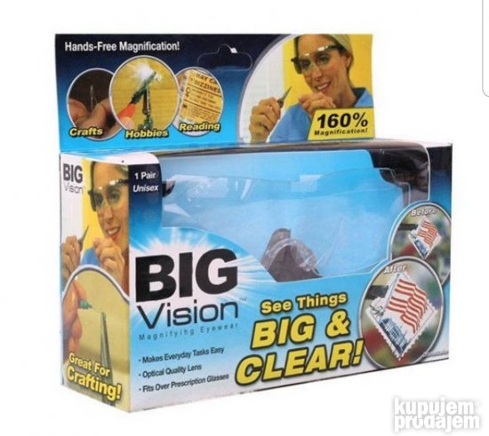 Naocare Big Vision Naocare za uvelicavanje stvari