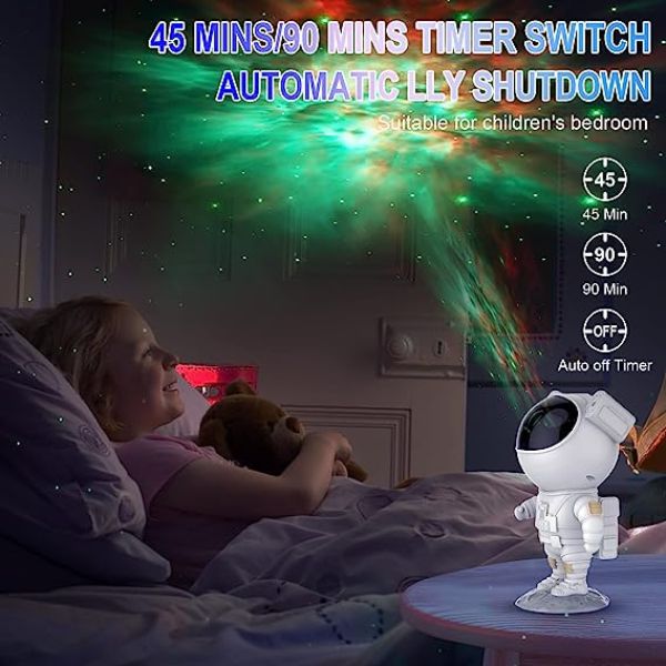 Nocno LED svetlo projektor Astronaut - Slika 3