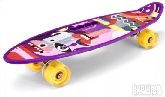 Novi penny boardskejtbord ljubicasti