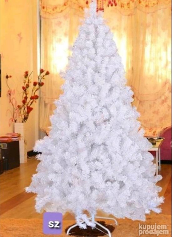 Novogodisnja jelka bela 180cm M0180