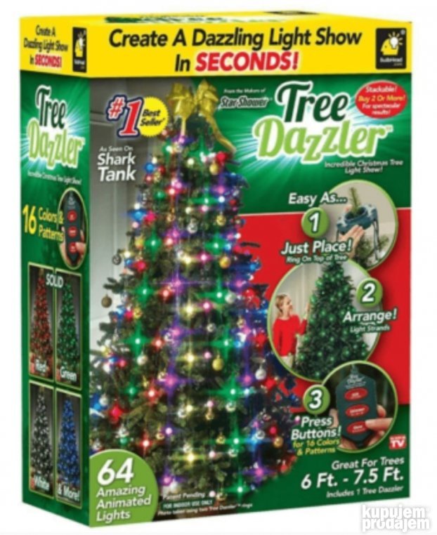 Novogodisnje LED lampice za jelku