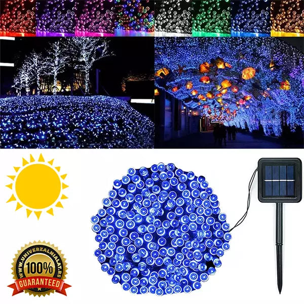 Novogodisnje Solarne Lampice Plave