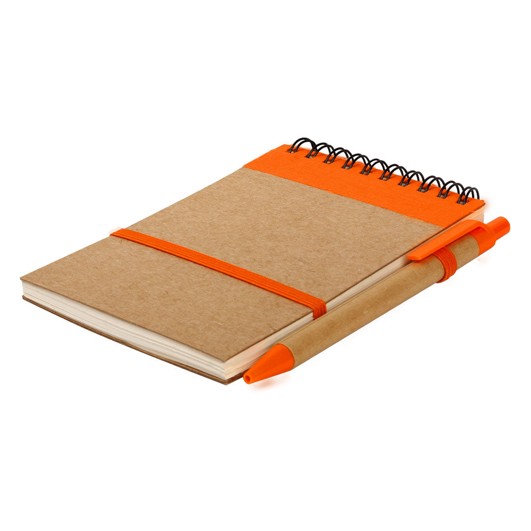 ORGANIC notes sa olovkom narandzasti