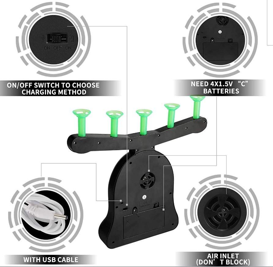 Odlicna zabava za decu pistolj hover shot - Slika 3