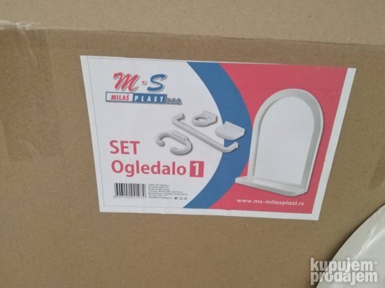 Ogledalo za kupatilo set novo