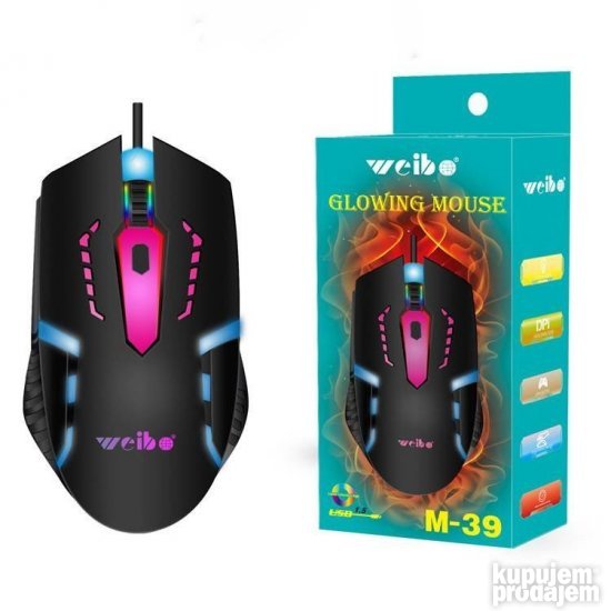 Opticki mis Weibo M39 Gejmerski mis