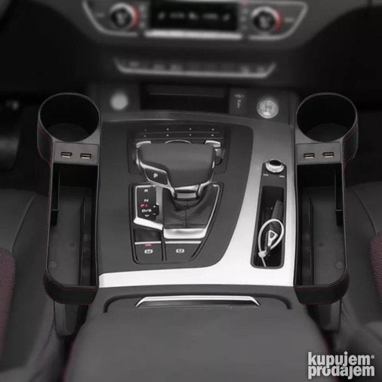 Organizer za auto sa 2 USB ulaza za punjenje