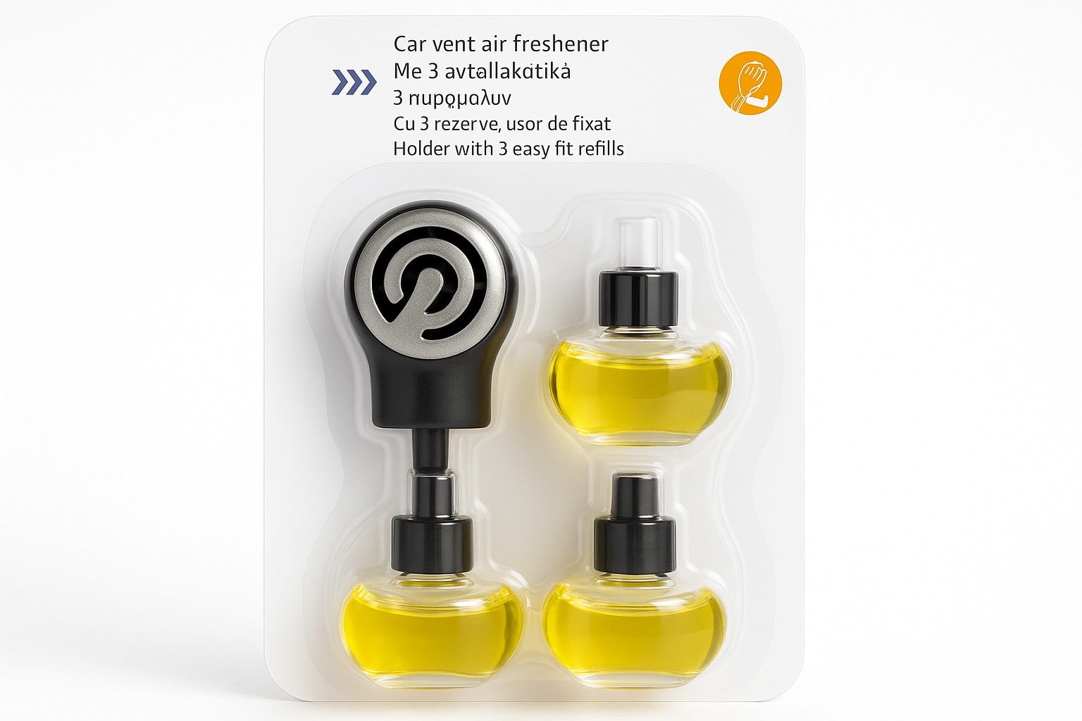 Osvezavac Vazduha za Automobil sa 3 Rezerve Drzac za Ventilaciju 1i 1 gratis