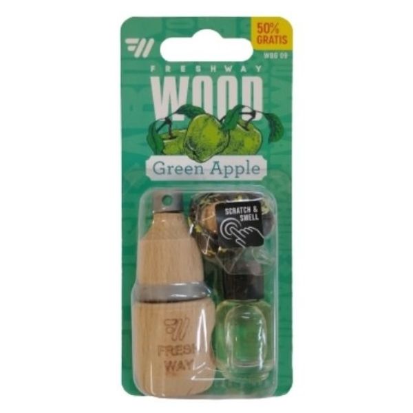 Osvezivac Wood double FRESH WAY Green Apple
