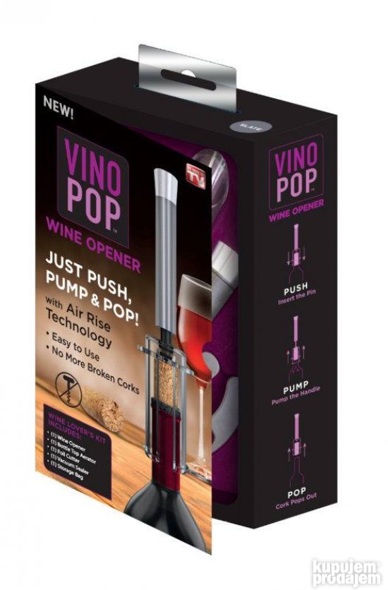 Otvarac za vino Vino Pop