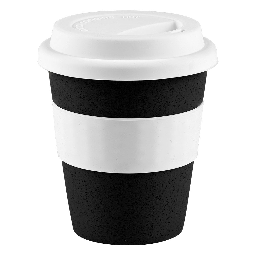 PANDA eko solja od bambusa i plastike 220 ml crna