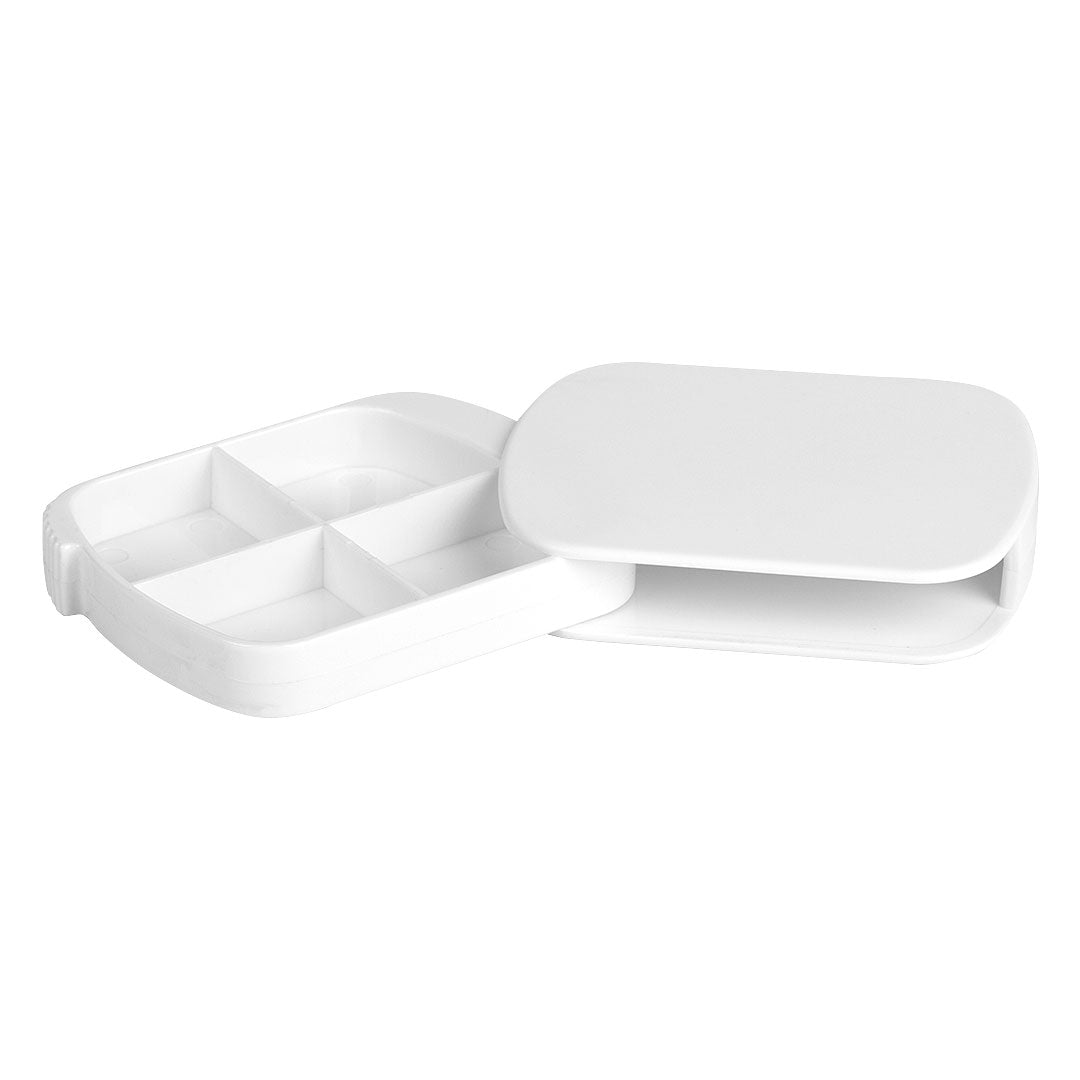 PILL BOX plasticna kutijica bela