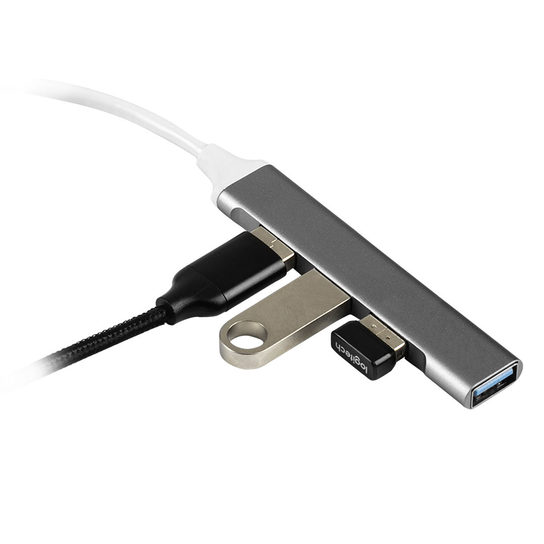 PIVOT usb razdelnik sa 4 usb ulaza tamno sivi