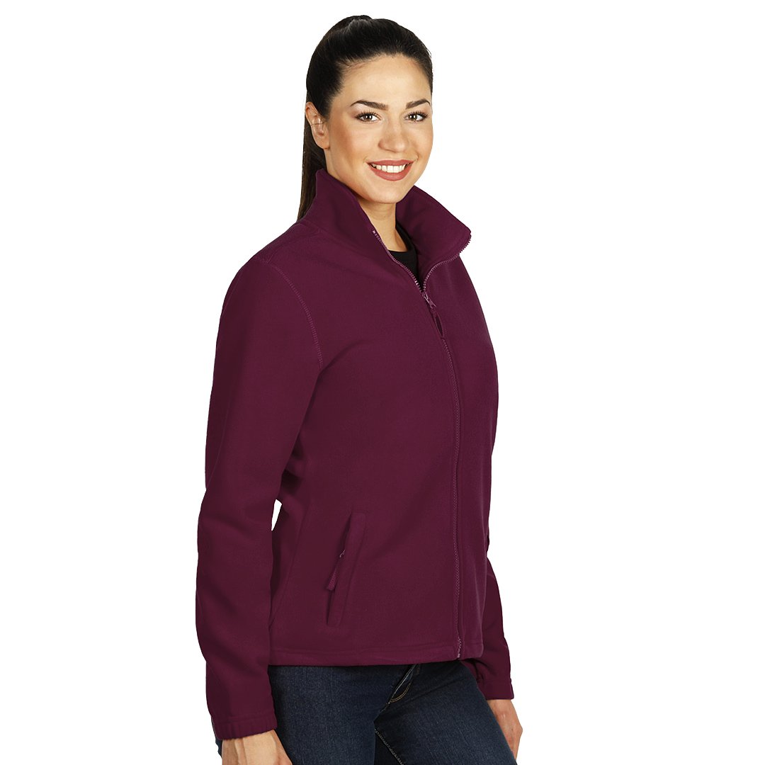 POLARIS LADY zenska dukserica od brusenog polara bordo