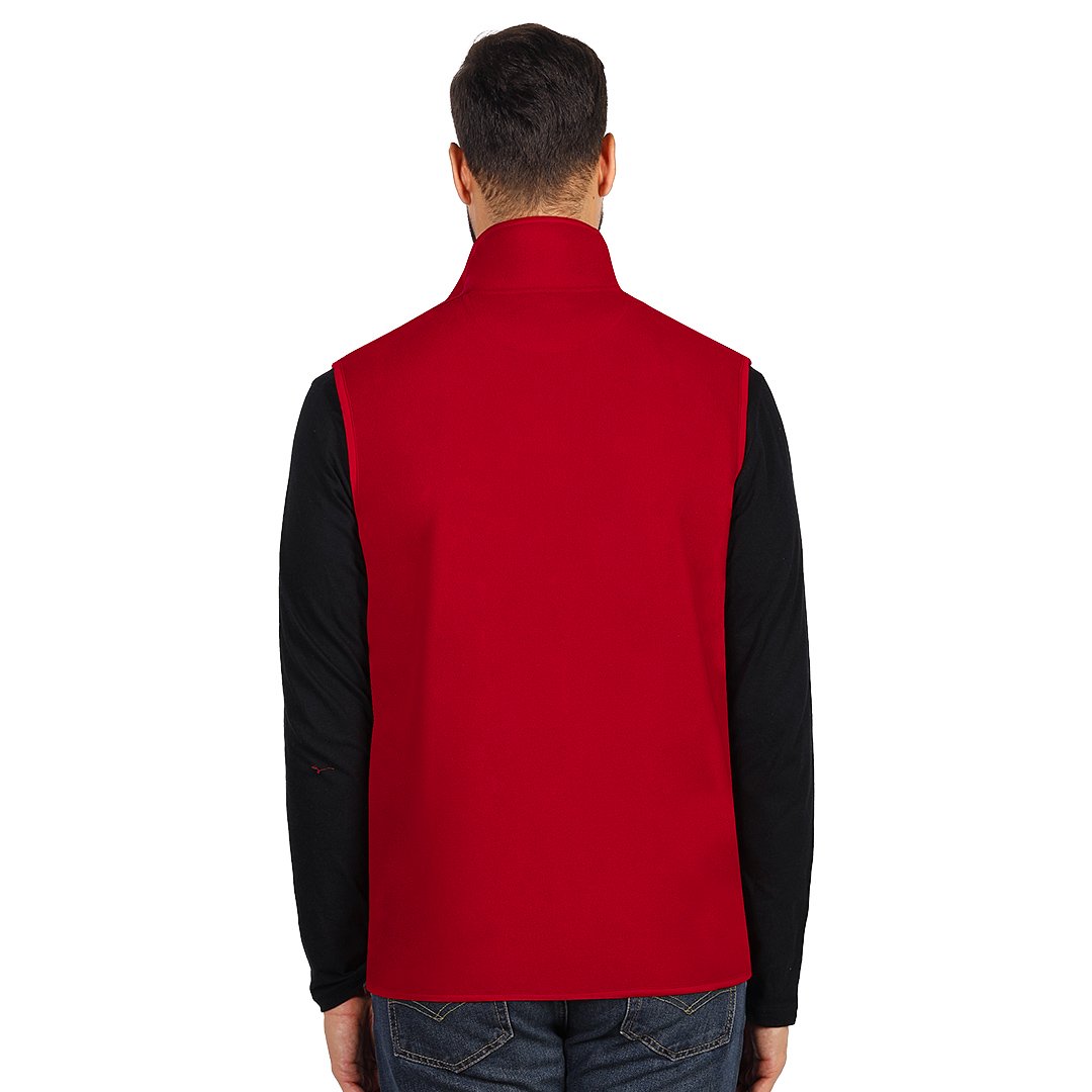 POLARIS VEST prsluk od brusenog polara crveni