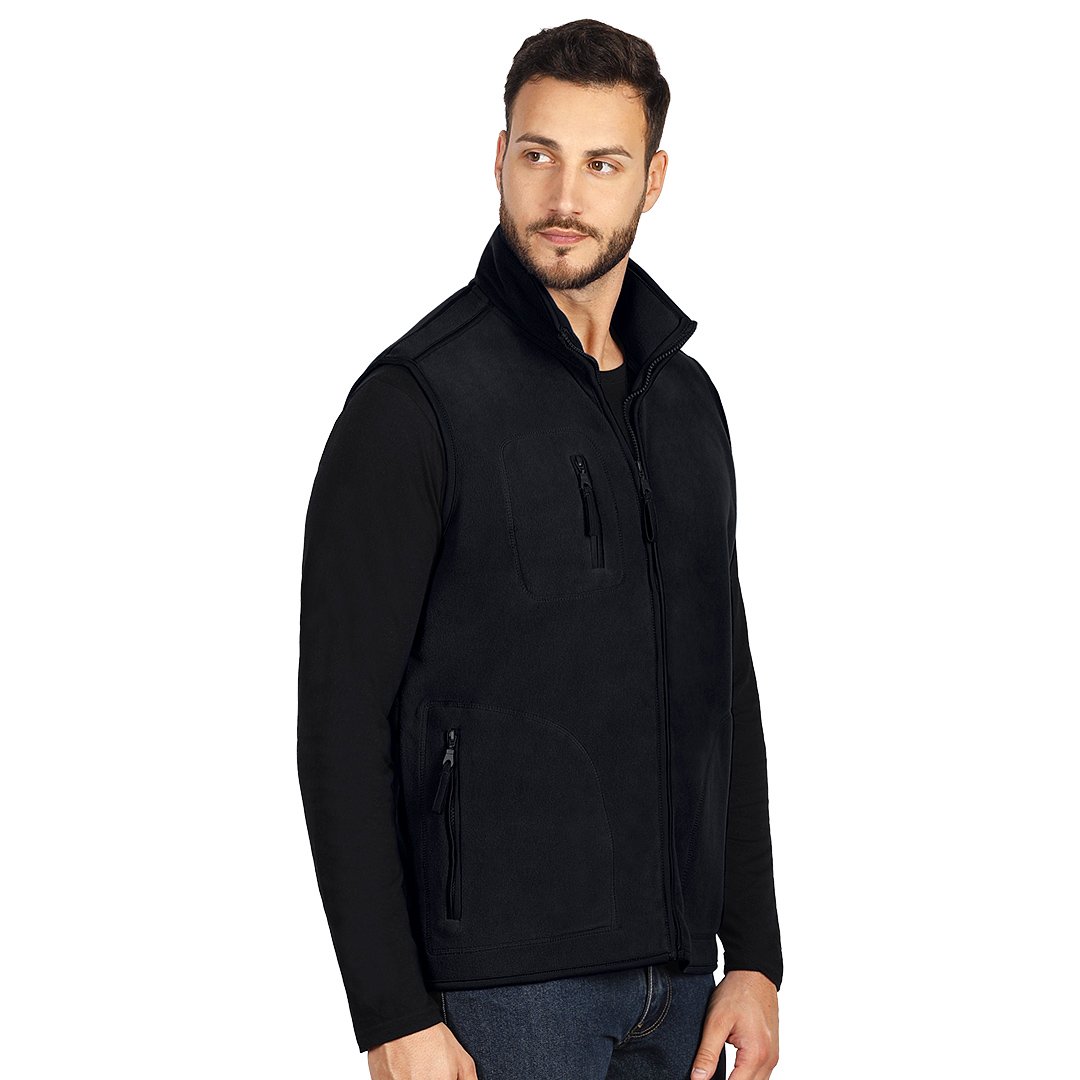 POLARIS VEST prsluk od brusenog polara plavi