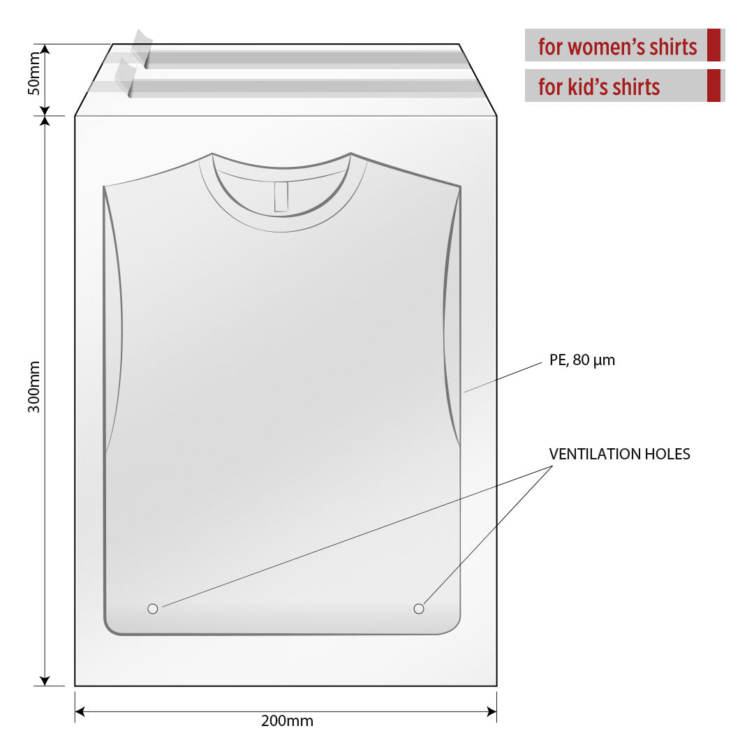 POLY BAG 20 x 30 kesa za pakovanje dimenzije 20 x 30 cm transparentna